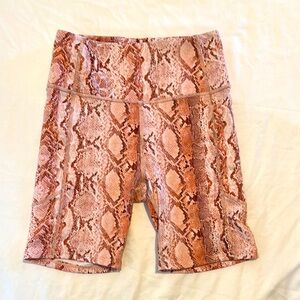 Victoria’s Secret Sport Snake Print Shorts 7”